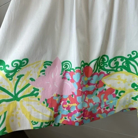Lily Pulitzer | Strapless Lottie Resort Mariposa Placed Floral Dress Size 0 - Picture 16 of 16